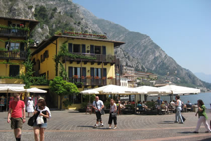 Limone the center of the town