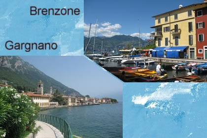 Brenzone and Gargnano lake of Garda