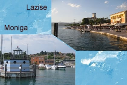 Lazise and Moniga lake of Garda