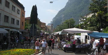 Photo  market in Riva Lake of Garda