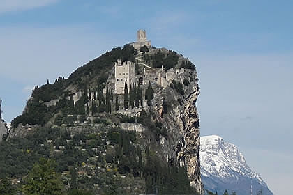 Arco panoramic view of the castle
