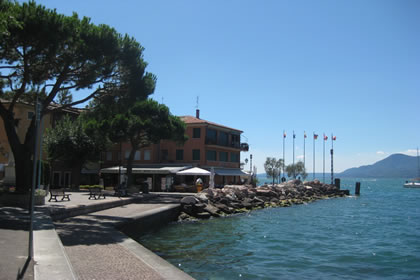 Brenzone the old town and the port