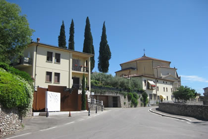 Castelnuovo the center of the town