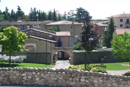 Castelnuovo the gardens and the old town