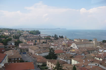 Desenzano the view from the castle