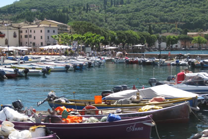 Garda the port viewed from the north