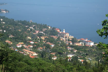 Gardone Riviera panoramic view