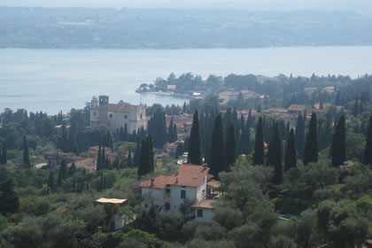 Gardone Riviera view from above