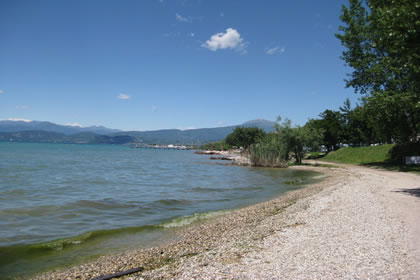 Lazise the beaches