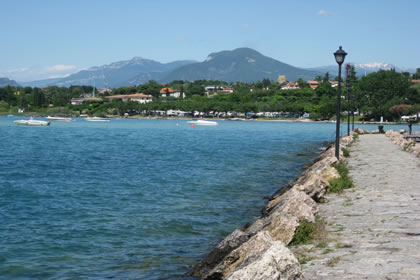 Lazise view of the north coast