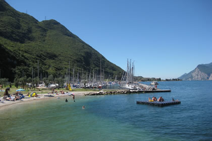 Malcesine the new port fraglia vela