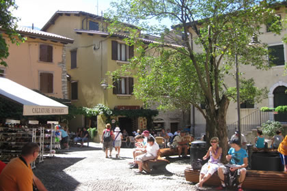 Malcesine the historic streets