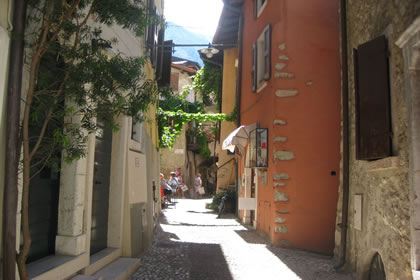 Malcesine the picturesque walkways