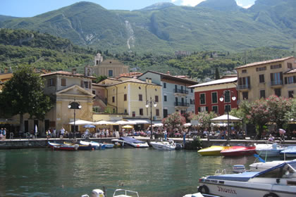 Malcesine lake garda the old town