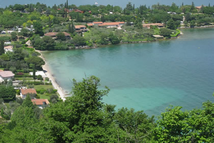 Manerba the coast with the beaches