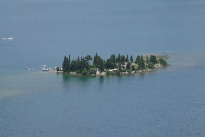 Manerba the island of St. Biagio Island of rabbits