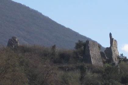 Nago the ruins of Castle Penede