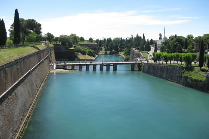 Peschiera the massive defensive structure