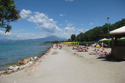 Peschiera the beaches and the lido