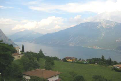 Tremosine panoramic view of the fraction of Ustecchio