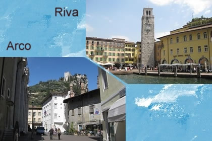 Arco and Riva lake of Garda