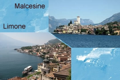 Malcesine and Limone lake of Garda