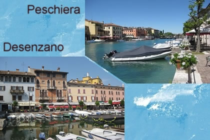 Peschiera and Desenzano lake of Garda
